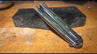 Making A Butterfly Knife From Scratch Using Old Files [upl. by Cheng]