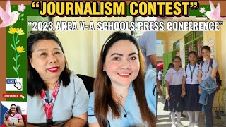 2023 AREA VA SCHOOLS PRESS CONFERENCE  JOURNALISM CONTEST  FILIPINO ACADEMY OFFICIAL [upl. by Coralyn636]