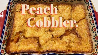 Top Winning Peach Cobbler Recipe [upl. by Kcirded]