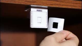 How to install cupboard locks with adaptor [upl. by Faustina]