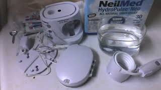 NeilMed HydroPulse Neo Multi Speed Electric Pulsating Nasal Sinus Irrigation System Review Works w [upl. by Aniuqaoj]