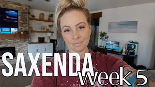 SAXENDA WEEK 5 UPDATE  SAXENDA WEIGHT LOSS REVIEW  BEFORE AND AFTER 2022  christa horath [upl. by Sacram969]