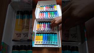 Mont Marte Acrylic Paint Review😍🎨🖌️ shorts montmarte colour unboxing artbyarafat [upl. by Saiasi208]