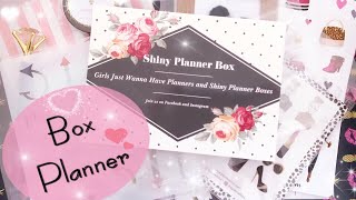 Ma première BOX PLANNER ➳ Shiny Planner Box [upl. by Doersten]