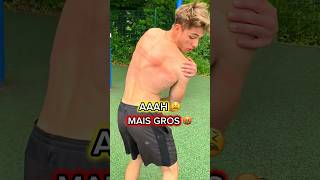 TU RATES  GROS FOUET ❌☠️ parkour streetworkout shorts gym [upl. by Farlie]