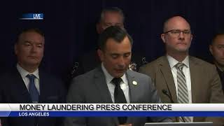 LIVE Money laundering press conference [upl. by Marlon599]