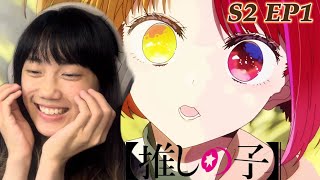 😍Oshi No Ko Season 2 Ep1 OPED Reaction  我推的孩子第二季 [upl. by Feetal276]