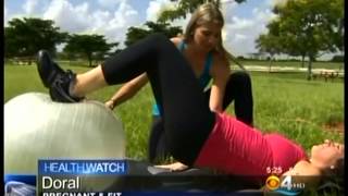 Pregnancy Fitness amp Nutrition On The News [upl. by Weinstock]