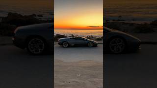 Perfect sunset with a perfect gated manual Murciélago LP640 Roadster 🌅 [upl. by September]