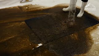 Cleaning a Mud Soaked Shaggy Rug  Satisfying ASMR Carpet Cleaning Timelapse [upl. by Lazes955]