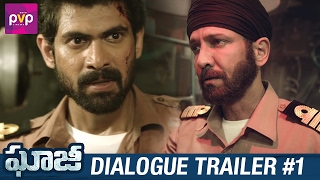 Ghazi Telugu Movie Dialogue Trailer 1  Rana Daggubati  Taapsee  Kay Kay Menon  PVP [upl. by Hike]