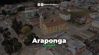 Araponga  Minas Gerais  Centro da Cidade  DRONE FULL HD [upl. by Ilaire]