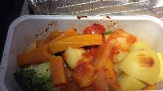 Cathay Pacific Vegetarian Vegan Meal [upl. by Fulcher]