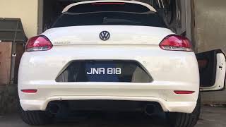 VW SCIROCCO 20 TSI  Valvetronic Exhaust System  Amazing Sound [upl. by Hashum51]