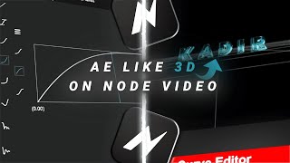 ae like 3D Text on Node Video Preset [upl. by Sucramaj]