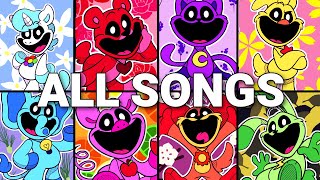 ALL Smiling Critters Songs And MUSIC VIDEOS Poppy Playtime Chapter 3 CatNap Deep Sleep [upl. by Alexi668]