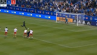 CF Montreal 3 Penalty Kick Retaken in Stoppage Time Victor Wanyama Goal 14082021 [upl. by Lydon]