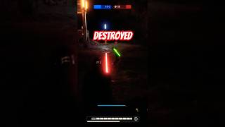 Luke gets destroyed in 10 seconds battlefront2 starwars starwarsbattlefront shorts onlinegaming [upl. by Damick]