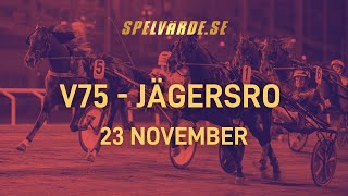 Uppsnack V75 Jägersro 2311 [upl. by Atsyrc167]