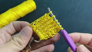 Cómo tejer cinturón muy fácil y rápido en la técnica del crochet paso a paso [upl. by Aniala]