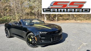 2023 Chevrolet Camaro Convertible 2SS POV Start Up Test Drive Walkaround and Review [upl. by Elatia]