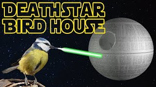 DEATH STAR birdhouse  making a star wars nesting box  its strong with the Force [upl. by Sorel566]