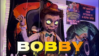 New 2024 Spirit Halloween Bobby Strings Animatronic unboxingsetup [upl. by Acirem744]