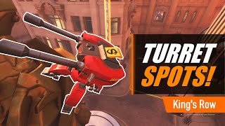 Törbjorn Turret Spots on Kings Row Overwatch 2 [upl. by Yentruok]