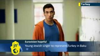 Turkeys Eurovision singer is Jewish Can Bonomo is Turkish entry for content in Baku Azerbaijan [upl. by Bertrand959]