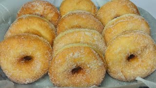 CÓMO HACER ROSQUITASDONAS MUY ESPONJOSAS Y ECONÓMICAS donas rosquillas rosquitas recetas [upl. by Oirasec]