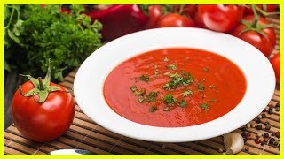 Délicieuses recettes de soupe à la tomate faites maison [upl. by Yeliw]