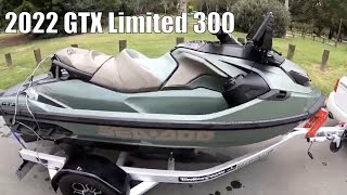 2022 Seadoo GTX 300 Limited walk around [upl. by Malissia]