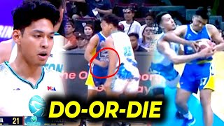 SINUNTOK si Ricci Rivero natawa sa nangyari Calvin Abueva  Game 4 Semis Magnolia vs Phoenix [upl. by Polloch]