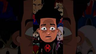 EL OSCURO SECRETO DE MILES MORALES😐 spiderverse marvel meme milesmorales spiderman spidey [upl. by Annola]