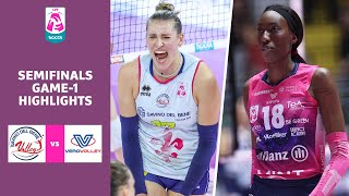 Scandicci  Milano  Highlights  Semifinals Match 1  Lega Volley Femminile 202324 [upl. by Witherspoon]