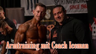 Oldschool ARM WORKOUT mit Europameister Ilario Rongioletti  Team SportnahrungEngel [upl. by Daria]