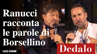 Ranucci racconta le parole di Borsellino [upl. by Naujat949]