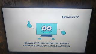 Sprawdź czy możesz odbierać nowy standard telewizji naziemnej DVBT2 HEVC Sprawdzam TV kanał 28800 [upl. by Arodnap766]