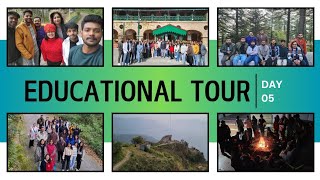 Educational Tour Day 5  IVRI Mukteshwar  Chauli ki jali  bonfire 🔥 vlog dance studenttrip [upl. by Standford]