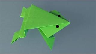 Como fazer um Sapo de papel origami [upl. by Tomlinson]