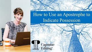 How to use an apostrophe to indicate possession [upl. by Alysia100]