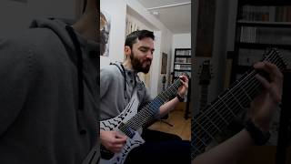 Impro on my Etherial 8string guitar deathcore [upl. by Masuh111]