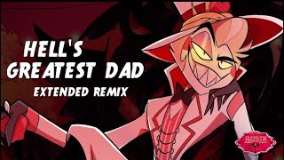 “Hell’s Great Dad”  LYRIC VIDEO Frómista HAZBIN HOTEL  DAD BEAT [upl. by Atteuqahc]