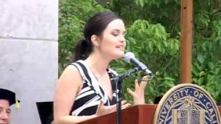 Danica McKellar UCLA Dept of Mathematics 2007 Commencement Address [upl. by Tadeas]