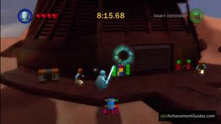 LEGO Star Wars TCS  Blue Minikit Guide  Episode VI The Great Pit Of Carkoon Challenge Mode [upl. by Htebazile]