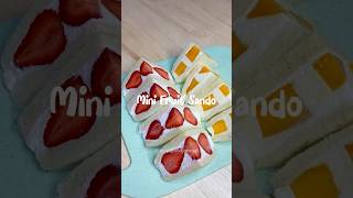 fruitsando fruitsandwich sandwich strawberrysando mangosando fruit whipcream bekal idebekal [upl. by Attenauq]