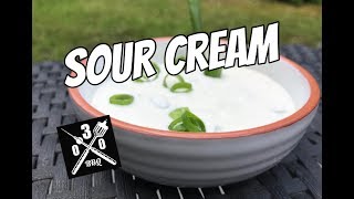 Sour Cream selber machen  030 BBQ [upl. by Pulchia478]