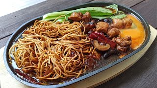 Sizzling Yee Mee Recipe How to make easy Sizzling Fried Yee Mee [upl. by Der]