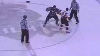 Brandon Prust vs DJ King 112506 [upl. by Saihttam]