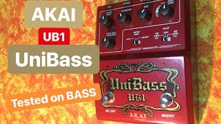 AKAI UB1 UniBass Tested on BASS [upl. by Seidler]